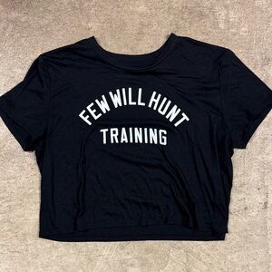 Few Will Hunt Training Crop Top - Conditioned for Chaos